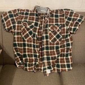 Mocotono Short Sleeve Flannel